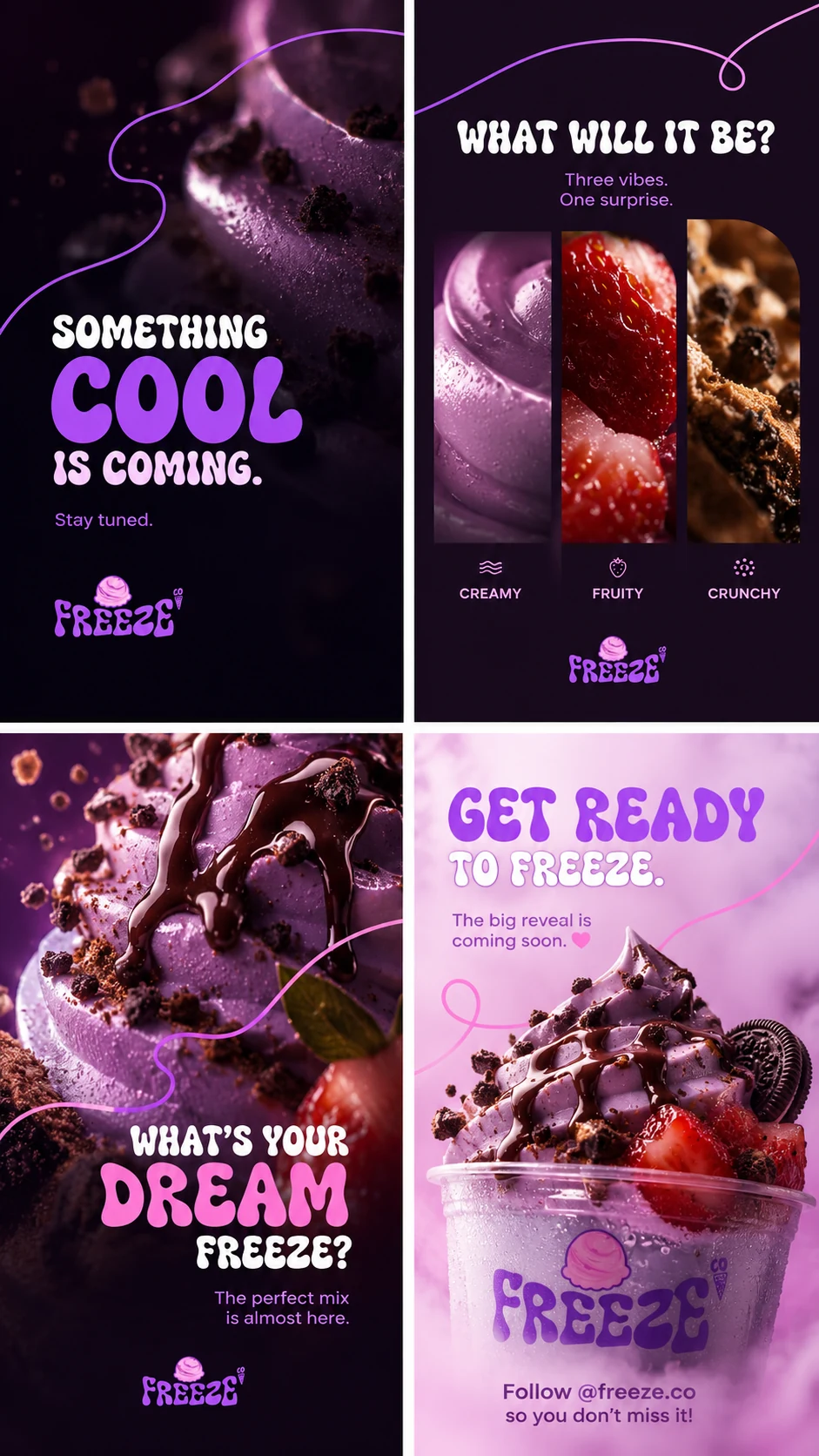 Reka bentuk projek Freeze Cafe oleh SUKATI DIGITAL
